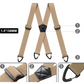 👔40% OFF!🔗Men's X-Back Suspenders with Hook Clips