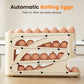 🥚🧊Gravity-Roll Egg Organizer – Space-Saving 30-Egg Fridge Storage Rack