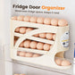 🥚🧊Gravity-Roll Egg Organizer – Space-Saving 30-Egg Fridge Storage Rack