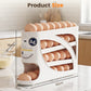 🥚🧊Gravity-Roll Egg Organizer – Space-Saving 30-Egg Fridge Storage Rack