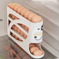 🥚🧊Gravity-Roll Egg Organizer – Space-Saving 30-Egg Fridge Storage Rack