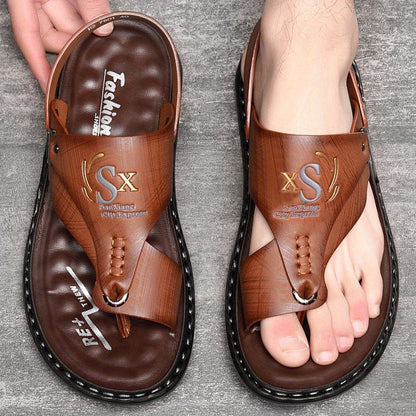 🩴40% OFF!✨Breathable Soft Leather Outdoor Sandals for Men in Plus Sizes