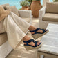 🥿New arrival 40% OFF!🌿Women's Casual Bohemian Woven Wedge Sandals