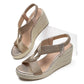 🥿New arrival 40% OFF!🌿Women's Casual Bohemian Woven Wedge Sandals