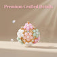 💞Mother's Day Early Bird Special💍Elegant earrings with colorful floral motifs made of cubic zirconia