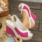 👡New arrival 40% OFF!🌸Women's Peep-Toe Wedge Sandals – Platform & Anti-Slip Sole🌿