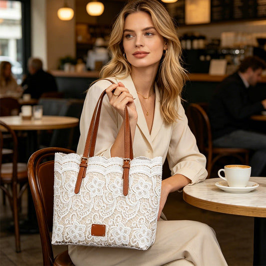 👜40% OFF NOW! 🌸 Vintage Lace Shoulder Bag – Elegant Lace, Spacious Interior & Adjustable Strap – Perfect for Wedding, Daily & Travel ✨