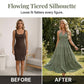👗40% OFF NOW! 🌴 Women's Halter Neck Backless Maxi Dress – Tiered, Flowy, Resort Style 🌺
