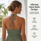 👗40% OFF NOW! 🌴 Women's Halter Neck Backless Maxi Dress – Tiered, Flowy, Resort Style 🌺
