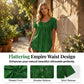 👕 LIMITED-TIME 40% OFF! ✨ Women's Tunic Top – Floral Print, Pleated, Loose Fit, Casual ✨