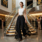 🍂New arrival 40% OFF!🖤Women's Wide-Leg Pants – Flowy, Gold Trim, Elegant, Versatile