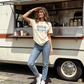 👕New arrival 40% OFF!🌼 "Life is Good" T-Shirt – Daisy Graphic, Cotton, Relaxed Fit, Positive ✨