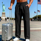 📢40% OFF!⏰Men's Elastic Waist Drawstring Straight Leg Pants
