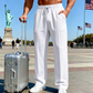 📢40% OFF!⏰Men's Elastic Waist Drawstring Straight Leg Pants