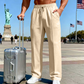 📢40% OFF!⏰Men's Elastic Waist Drawstring Straight Leg Pants