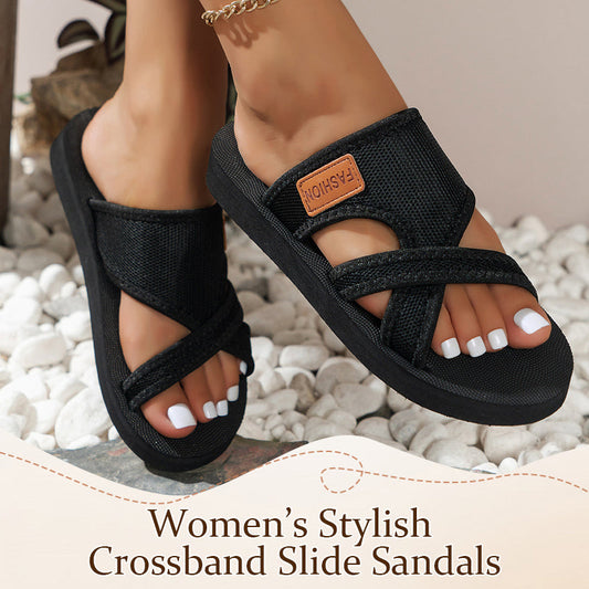 🩴New arrival 40% OFF!🌊Women’s Stylish Crossband Slide Sandals