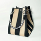 👜New arrival 40% OFF!🌊Striped Knit Bucket Bag – Handwoven, Rope Handle, Spacious ✨