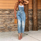 👖40% OFF NOW! 👗 Women's Denim Overalls – Button-Front & Tapered Fit – Adjustable Straps & Soft Cotton – Functional Pockets & Versatile Style 👟