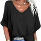 🥳50K+ SOLD!💞40% OFF! 🔥Women's Casual Loose V-Neck Top