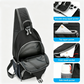 🎒40% OFF! ✨ Men's Outdoor Sling Crossbody Bag – Multi-Pocket, Water-Resistant, Breathable Back 🌦️