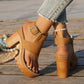 🏖️New arrival 40% OFF!👡Chunky Heel Platform Sandals with Ankle Strap
