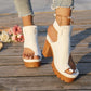 🏖️New arrival 40% OFF!👡Chunky Heel Platform Sandals with Ankle Strap