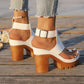 🏖️New arrival 40% OFF!👡Chunky Heel Platform Sandals with Ankle Strap