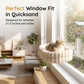 🐱🪟Foldable Suction Cat Window Hammock |Folds Flat Against the Window When Not in Use☁️