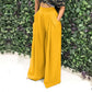 👖40% OFF NOW!✨ Women's Elegant High-Waist Pants – Wide Leg & Side Pockets – Soft Breathable Blend Trousers in 15 Colors 🌿