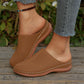 🥿New arrival 40% OFF!🎉 Women's Perforated Slip-On Platform Mules