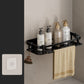 🚿40% OFF NOW!🧴 Drill-Free Bathroom Shelf – Strong Adhesive & Drainage – Waterproof Storage Rack ✨