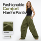 🏖️New arrival 40% OFF!😎Voluminous Pleated Lantern Trousers
