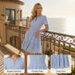 ☀️🌸Women’s Tiered Mini Dress🍀 – Short Sleeve, Sweet Summer Style & Everyday Comfort 👗