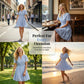 ☀️🌸Women’s Tiered Mini Dress🍀 – Short Sleeve, Sweet Summer Style & Everyday Comfort 👗