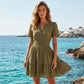 ☀️🌸Women’s Tiered Mini Dress🍀 – Short Sleeve, Sweet Summer Style & Everyday Comfort 👗