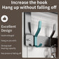 🚪40% OFF NOW ! ⚡Over The Door Hooks with Basket – Sturdy Heavy-Duty Build, No Drill Installation, Holds Up To 50lbs for Efficient Home Storage✨