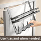 🚪40% OFF NOW ! ⚡Over The Door Hooks with Basket – Sturdy Heavy-Duty Build, No Drill Installation, Holds Up To 50lbs for Efficient Home Storage✨