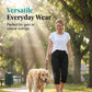 👖40% OFF NOW ! 💐 Women's Casual Quick‑Dry Stretchy Capri Pants – Ultra‑Stretchy, Sweat‑Wicking & Slim‑Fit Daily Outdoor Wear Design ☀️