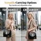 👜 LIMITED-TIME 40% OFF! ✨ Glossy Crocodile Pattern Women's Handbag – Structured, Gold Hardware, Spacious & Chic 💼