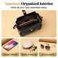 👜 LIMITED-TIME 40% OFF! ✨ Glossy Crocodile Pattern Women's Handbag – Structured, Gold Hardware, Spacious & Chic 💼