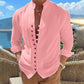 👕 40% OFF ! 🌊Men's Casual Stand Collar Long Sleeve Shirt