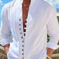 👕 40% OFF ! 🌊Men's Casual Stand Collar Long Sleeve Shirt