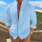 👕 40% OFF ! 🌊Men's Casual Stand Collar Long Sleeve Shirt