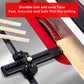 🪚📏Precision Thin Rip Table Saw Jig – Micro-Adjustable Aluminum Cutting Guide
