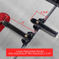 🪚📏Precision Thin Rip Table Saw Jig – Micro-Adjustable Aluminum Cutting Guide