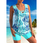 🩱 LIMITED-TIME 50% OFF! ✨ Athletic Two-Piece Swimsuit – Criss-Cross, Quick-Dry, Inclusive 🌊
