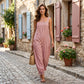 👗 50% OFF NOW! 🌊 Women's Casual Striped Spaghetti Strap Jumpsuit – Relaxed Fit, Breathable & Wide-Leg – Perfect for Sunny Days ✨