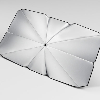 ☀️ 50% OFF NOW! 🚗 Bendable Car Windshield Sunshade Umbrella – 360° rod & titanium layer – Universal fit, blocks heat and UV – compact, easy to store and use 🛡️✨
