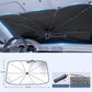 ☀️ 50% OFF NOW! 🚗 Bendable Car Windshield Sunshade Umbrella – 360° rod & titanium layer – Universal fit, blocks heat and UV – compact, easy to store and use 🛡️✨