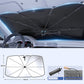 ☀️ 50% OFF NOW! 🚗 Bendable Car Windshield Sunshade Umbrella – 360° rod & titanium layer – Universal fit, blocks heat and UV – compact, easy to store and use 🛡️✨